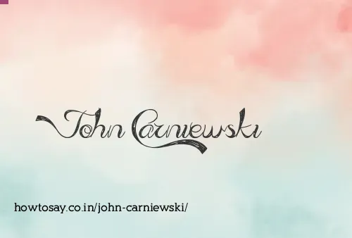 John Carniewski