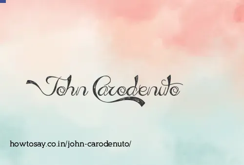 John Carodenuto