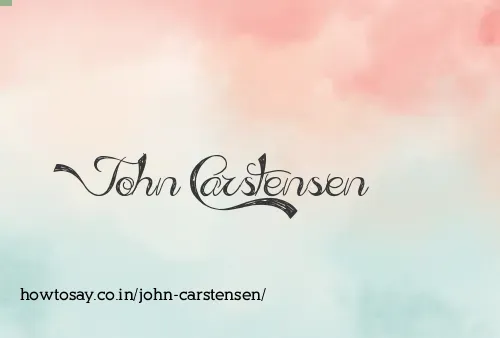 John Carstensen