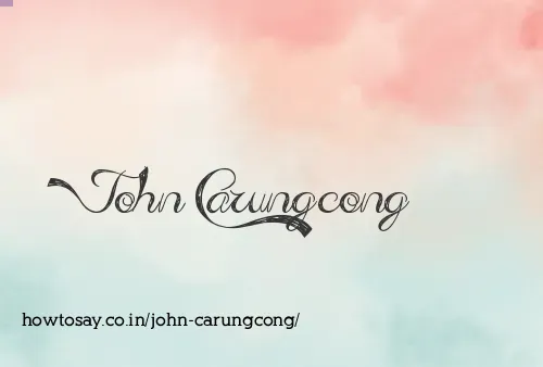 John Carungcong