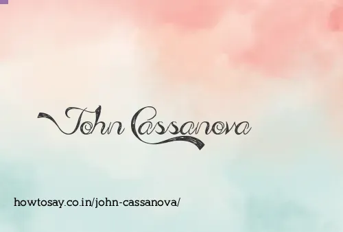 John Cassanova