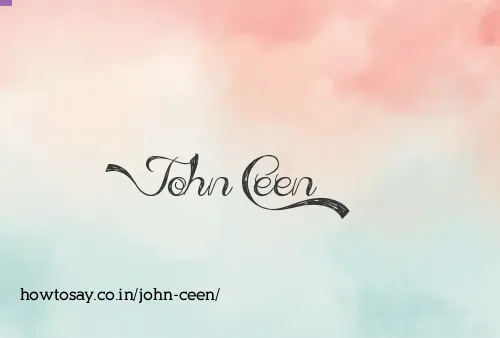 John Ceen