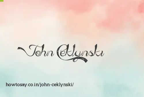 John Ceklynski