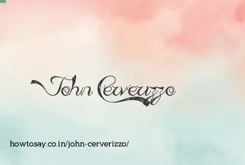 John Cerverizzo