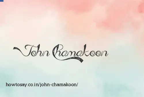 John Chamakoon