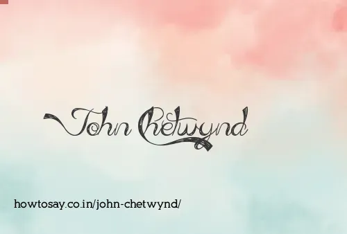 John Chetwynd