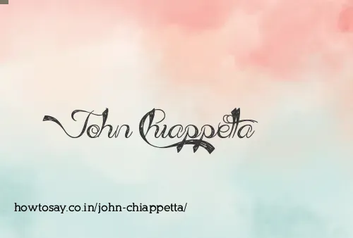 John Chiappetta