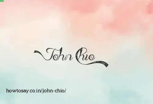 John Chio