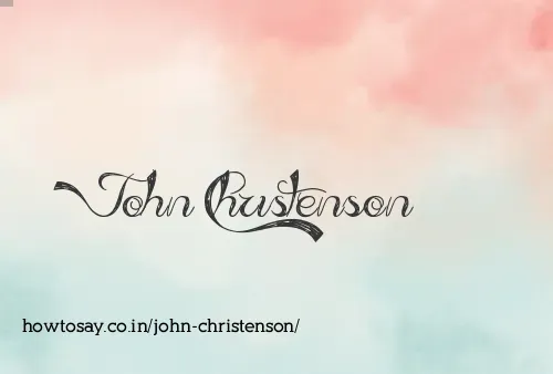 John Christenson
