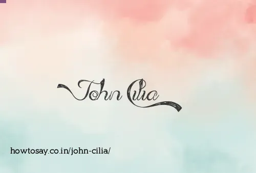 John Cilia