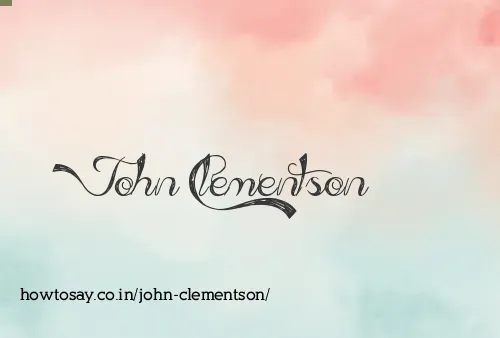 John Clementson