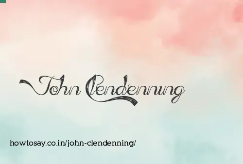 John Clendenning