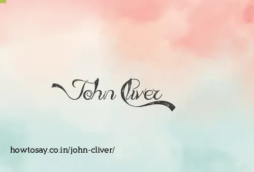 John Cliver