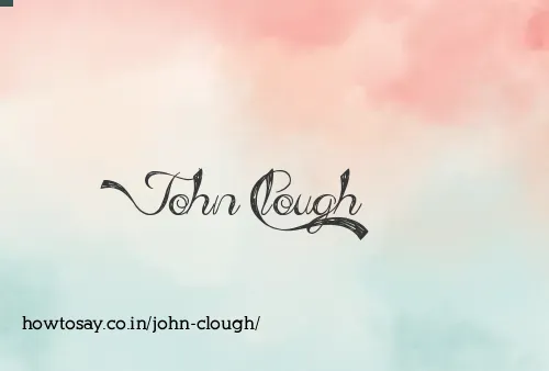 John Clough