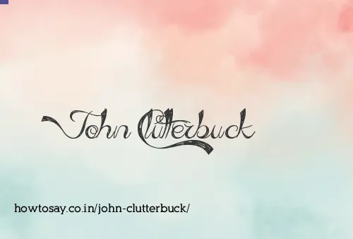John Clutterbuck