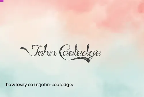 John Cooledge