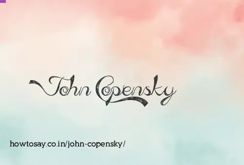 John Copensky