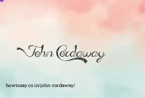 John Cordaway