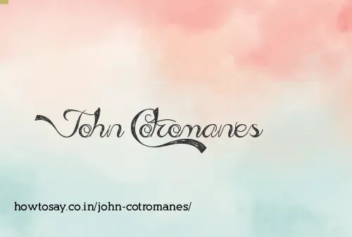 John Cotromanes