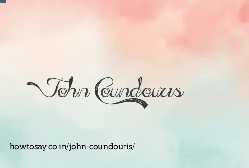 John Coundouris