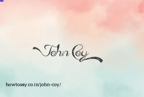 John Coy