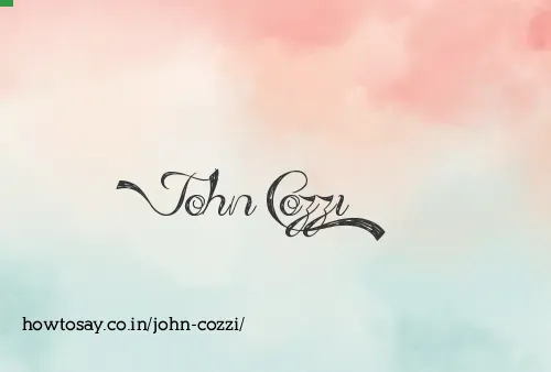 John Cozzi