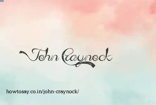 John Craynock