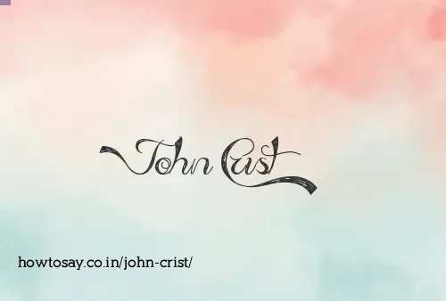John Crist