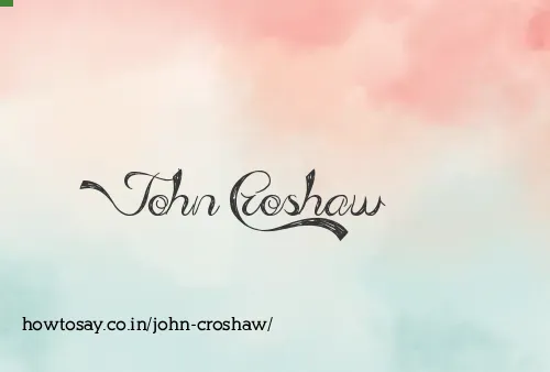John Croshaw