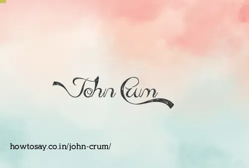 John Crum