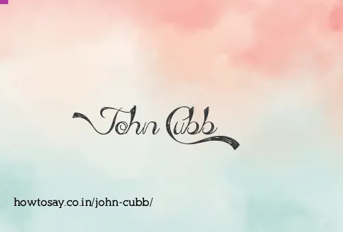 John Cubb