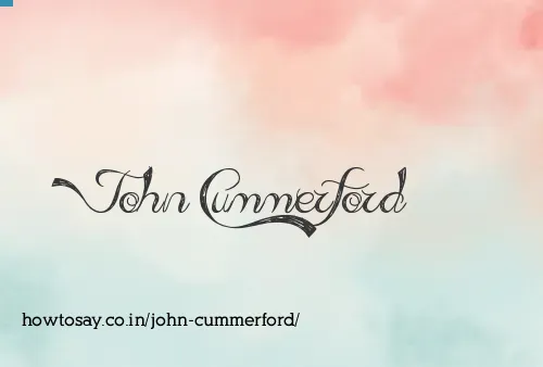 John Cummerford