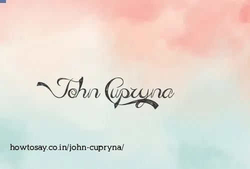 John Cupryna