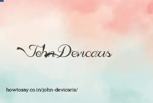 John Devicaris