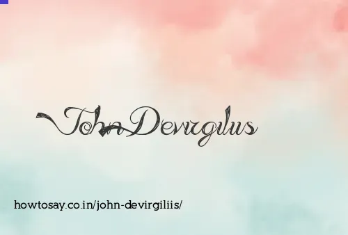 John Devirgiliis