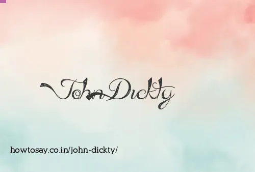 John Dickty