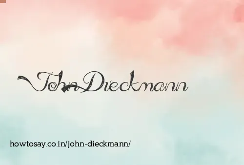 John Dieckmann