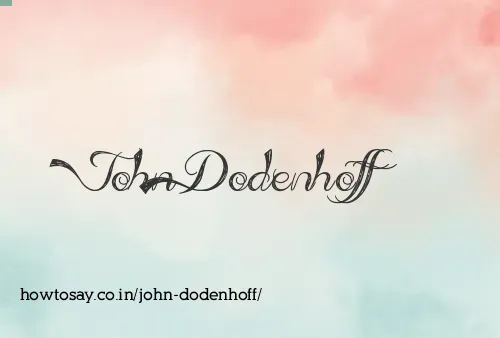 John Dodenhoff