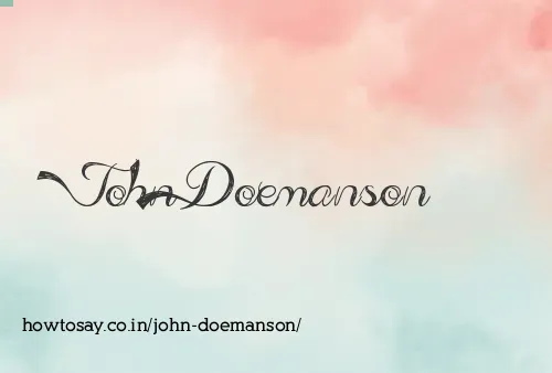 John Doemanson