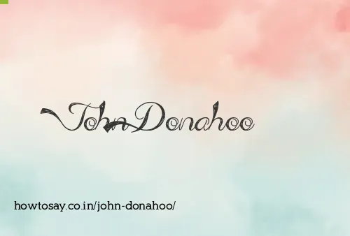 John Donahoo