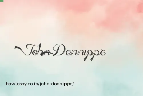 John Donnippe