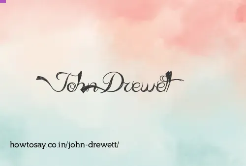 John Drewett