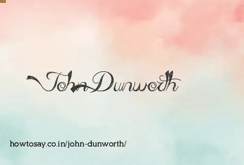 John Dunworth