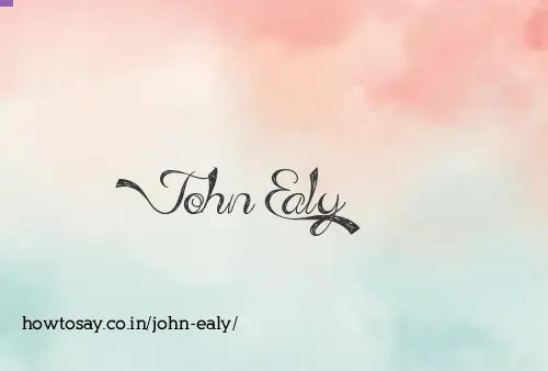 John Ealy