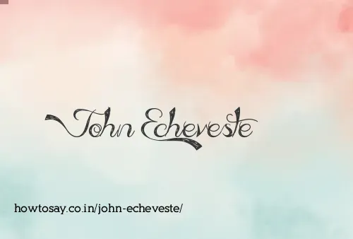 John Echeveste