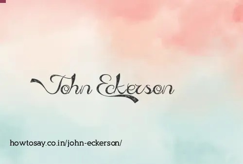 John Eckerson