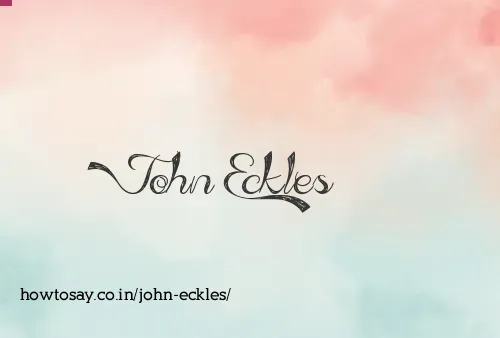John Eckles