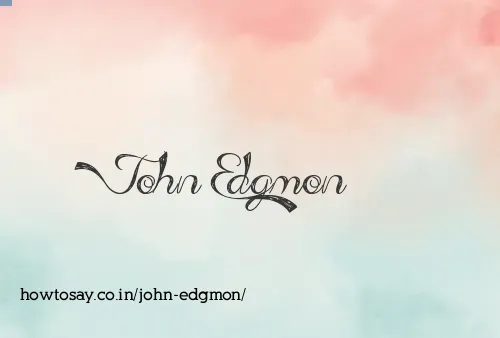 John Edgmon