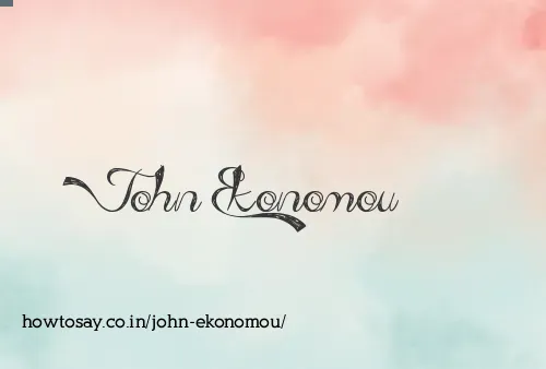 John Ekonomou