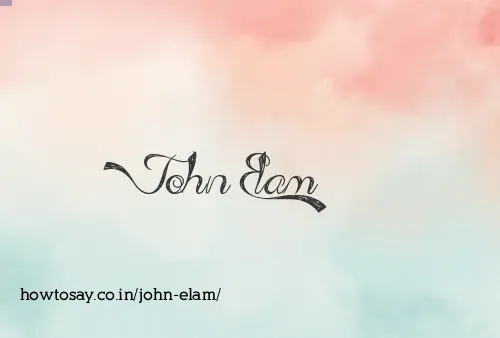 John Elam